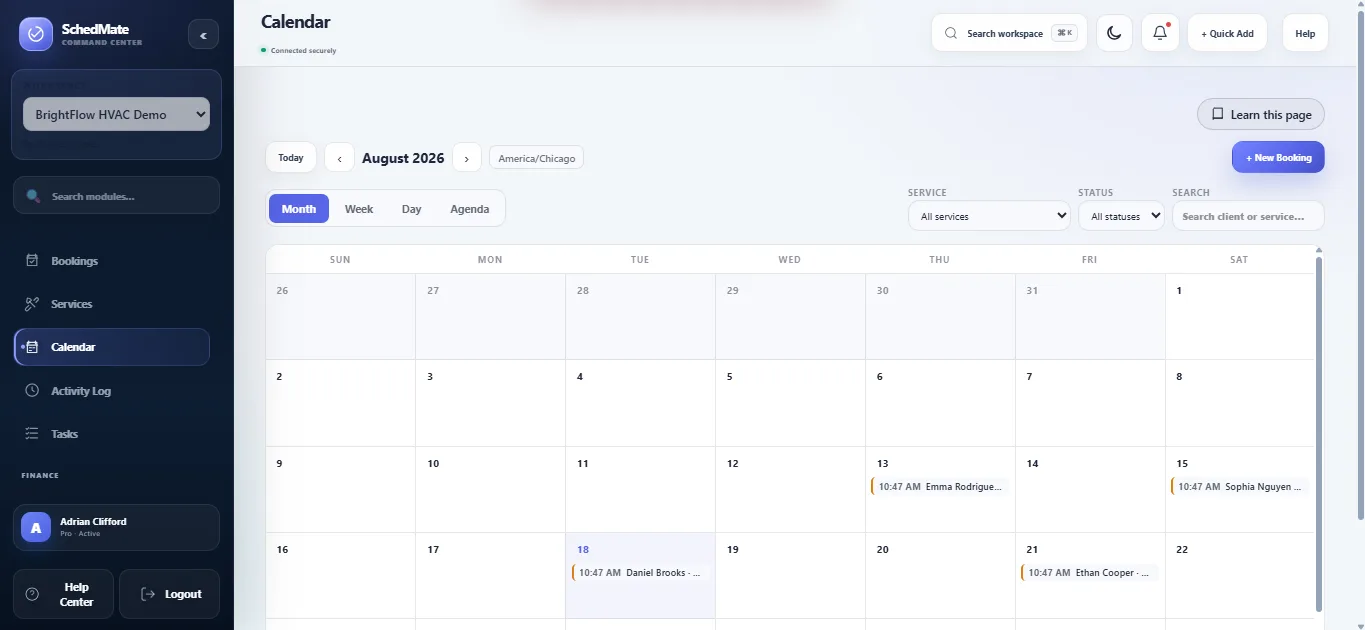 SchedMate Calendar